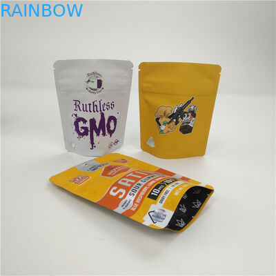 কানাবিজ হেম্প ভিএমপিইটি 100 মাইক্রোন সিবিডি তেল প্যাকেজিং ব্যাগ 3.5 জি কুকিজ