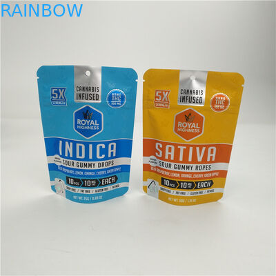 নিম্ন Moq 3.5g 7g ভিএমপিইটি অ্যালুনমিনিম ফয়েল মাইলার ব্যাগ 100 মাইক্রোন