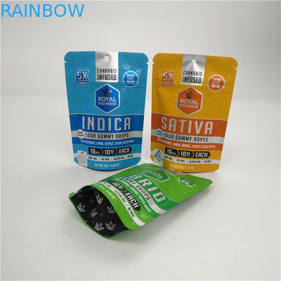 নিম্ন Moq 3.5g 7g ভিএমপিইটি অ্যালুনমিনিম ফয়েল মাইলার ব্যাগ 100 মাইক্রোন