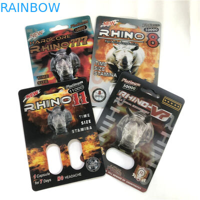 যৌন বর্ধন বড়িগুলির জন্য 89x127 মিমি ম্যাগনাম 24 কে 3 ডি ফোস্কা কার্ড