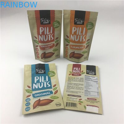 ফয়েল স্তরিত রিসার্সেবল মাইলার জিপলক ব্যাগ ডাইপ্যাক ম্যাচা চা