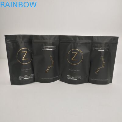 ফেসিয়াল ক্লিনজিং কাপড়ের জন্য এমওপিপি ভিএমপিএটি এসজিএস জিপার স্ট্যান্ড আপ থলি