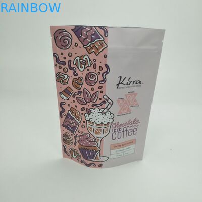 বোলসা ম্যাট ফিল্ম এমওপিপি ভিএমপিইটি রিসেইসলেবল স্ট্যান্ড আপ পাউচ বিনস ডাইপ্যাকের জন্য