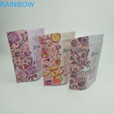 বোলসা ম্যাট ফিল্ম এমওপিপি ভিএমপিইটি রিসেইসলেবল স্ট্যান্ড আপ পাউচ বিনস ডাইপ্যাকের জন্য