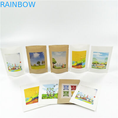 এমওপিপি ভিএমপিইটি বায়োডেগ্র্যাডযোগ্য ক্রাফ্ট পেপার ব্যাগ 100 মিরকন