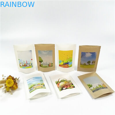 এমওপিপি ভিএমপিইটি বায়োডেগ্র্যাডযোগ্য ক্রাফ্ট পেপার ব্যাগ 100 মিরকন