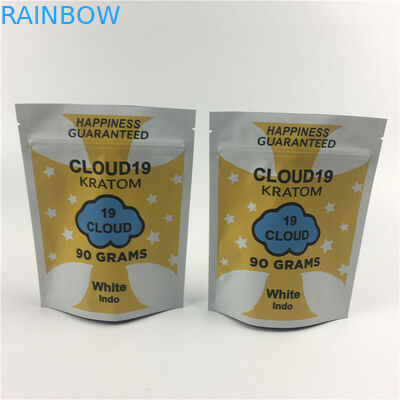 সফট টাচ উইড মাইলার কাস্টম প্রিন্টেড স্ট্যান্ড আপ পাউচ ম্যাট শিশু প্রতিরোধক