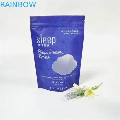 মহাসাগর সমুদ্রের লবণ প্লাস্টিকের পাউচিং প্যাকেজিং স্ব-স্থায়ী পুনঃসংশ্লিষ্ট কাস্টম লোগো