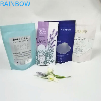 মহাসাগর সমুদ্রের লবণ প্লাস্টিকের পাউচিং প্যাকেজিং স্ব-স্থায়ী পুনঃসংশ্লিষ্ট কাস্টম লোগো