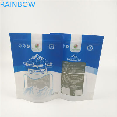 বাথ সল্ট প্যাকেজিং ফয়েল ম্যাট স্ট্যান্ড আপ জিপলক পাউচ পুনরায় ব্যবহারযোগ্য