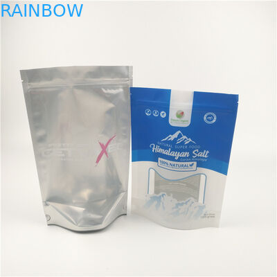 বাথ সল্ট প্যাকেজিং ফয়েল ম্যাট স্ট্যান্ড আপ জিপলক পাউচ পুনরায় ব্যবহারযোগ্য
