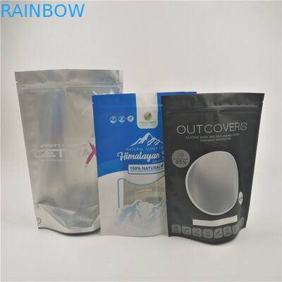 বাথ সল্ট প্যাকেজিং ফয়েল ম্যাট স্ট্যান্ড আপ জিপলক পাউচ পুনরায় ব্যবহারযোগ্য