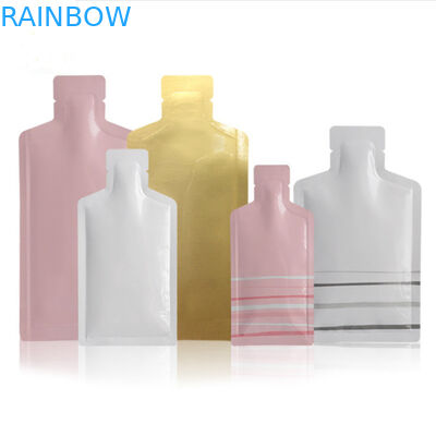 5 মিলি প্রসাধনী নমুনা 3 সাইড সিল ফ্ল্যাট পাউচ প্লাস্টিকের বায়োডেগ্রেডেবল