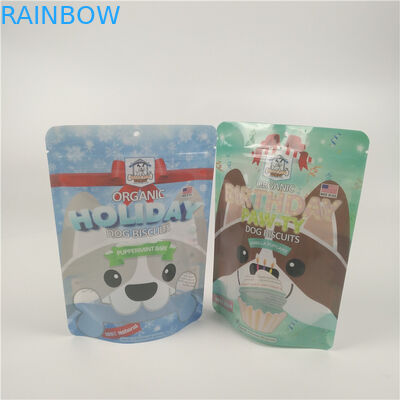 জৈব কুকুর বিস্কুট পোষা খাদ্য পাউচ গ্র্যাচার মুদ্রিত ফিল্ম স্তরিত