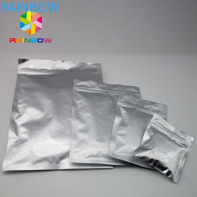 5 গ্যালন সাদামাটা মাইলার ব্যারিয়ার ফুড স্টোরেজ ফয়েল পাউচ 3 সাইড সিল 10 '' এক্স 14 ''