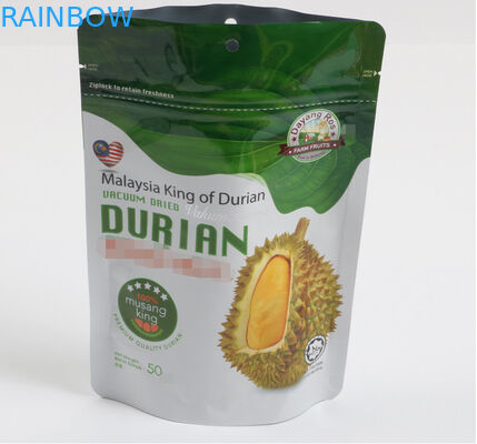 জিপালের সাথে পুনরায় বিক্রয়যোগ্য 120 মাইক স্ট্যান্ড আপ ফুড প্যাকেজিং পাউচ