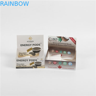 স্ন্যাকস কুকিজ 50 জি ম্যাট ডিসপ্লে পেপার বক্স ফোল্ডেবল সুবিধাজনক