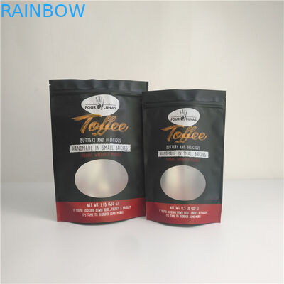 উইন্ডো সহ কাস্টম মুদ্রিত স্তরিত ভোজ্য মায়ালার ক্যান্ডি ফুড প্যাকেজিং