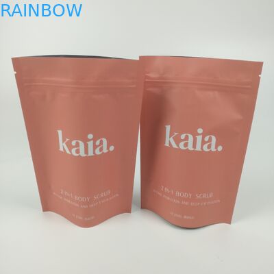 কসমেটিক প্লাস্টিক স্ট্যান্ড আপ জিপার ব্যারিয়ার ব্যাগ ম্যাট রিসার্চযোগ্য