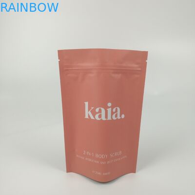 কসমেটিক প্লাস্টিক স্ট্যান্ড আপ জিপার ব্যারিয়ার ব্যাগ ম্যাট রিসার্চযোগ্য