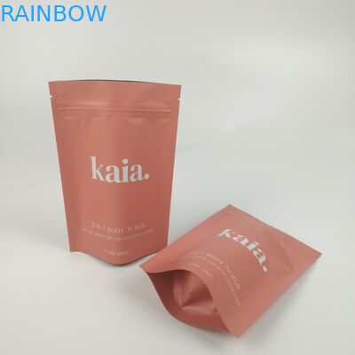 কসমেটিক প্লাস্টিক স্ট্যান্ড আপ জিপার ব্যারিয়ার ব্যাগ ম্যাট রিসার্চযোগ্য