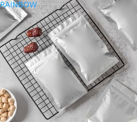 ছোট চা জিপার ফয়েল মাইলার থ্রি সাইড সিল ব্যাগ গন্ধযুক্ত প্রুফ কাস্টম মুদ্রিত