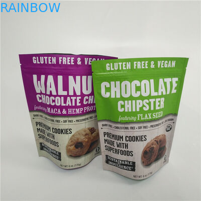 ক্যান্ডি মিষ্টিগুলি কাস্টম প্লাস্টিক ডিজিটাল মুদ্রিত জিপার শীর্ষের সাথে স্ট্যান্ড আপ পাউচগুলি