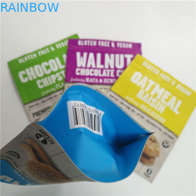 ক্যান্ডি মিষ্টিগুলি কাস্টম প্লাস্টিক ডিজিটাল মুদ্রিত জিপার শীর্ষের সাথে স্ট্যান্ড আপ পাউচগুলি