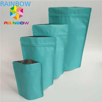 ম্যাট মেলার ডিজিটাল মুদ্রিত স্ট্রেড আপ পাউচস টিয়ার নচ সহ ময়েশ্চার প্রুফ