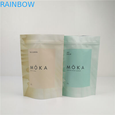 কাস্টম জিপার স্তরিত প্লাস্টিক স্নানের সল্টগুলির জন্য স্ট্যান্ড আপ পাউচগুলি