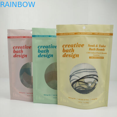 সাফ উইন্ডো ম্যাট ম্যালার অ্যালুমিনিয়াম ফয়েল জিপ লক স্ট্যান্ডিং