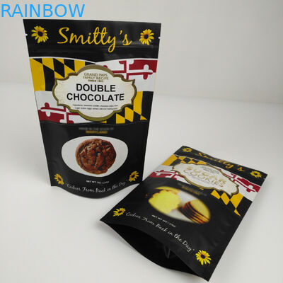 পরিবেশবান্ধব ম্যাট অ্যালুমিনিয়াম ফয়েল বাদাম খাবারের জন্য জিপলক ব্যাগগুলি আপ করুন Up