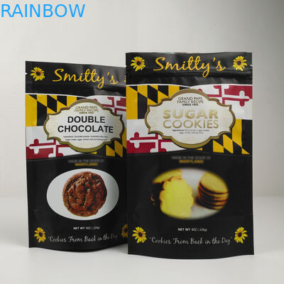 প্লাস্টিক মাইলার স্ট্যান্ডিং অ্যালুমিনিয়াম ফয়েল জিপার ব্যাগ গন্ধযুক্ত প্রুফ কাস্টমাইজড মুদ্রিত