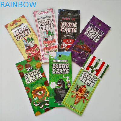 কাস্টম মুদ্রিত পুনর্ব্যবহারযোগ্য মেলার গন্ধযুক্ত প্রুফ আগাছা আঠালো আঠালো ভাল ভোজ্য জিপলক প্যাকেজিং ব্যাগ