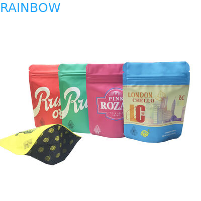 কুকিজ প্যাকেজিংয়ের জন্য সিবিডি আগাছা আঠালো ক্যান্ডি বিয়ার ভেষজ ফুল তামাকের খুচরা পাউচ রন্টজ সফট টাচ মেলার ব্যাগ