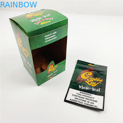 টুপি সিগার প্যাকেজিং বক্সের জন্য কাস্টম প্রিন্টেড অ্যালুমিনিয়াম ফয়েল প্রাকৃতিক গ্রাবা লিফ ক্যাপ ডিসপ্লে প্যাকেজিং বাক্স