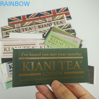 অনন্য কাস্টমাইজড আঠালো জলরোধী স্টিকার খাদ্য পণ্য জলের বোতল কাস্টম লোগো মুদ্রিত লেবেল স্টিকার