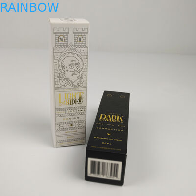 পারফিউম এসেন্সের জন্য কাস্টম লোগো মুদ্রিত আয়তক্ষেত্রাকার চকচকে ভাঁজযোগ্য কসমেটিক পেপার প্যাকেজিং বাক্স সিরাম ত্বকের যত্নের বোতল