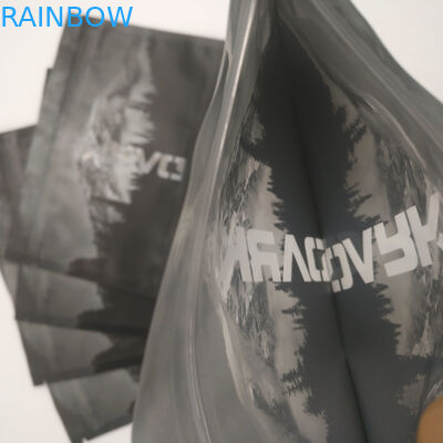 সামনের সামনের পিছনের উইন্ডো তাপ সিলযুক্ত গন্ধযুক্ত প্রুফ রিসেইলেবল জিপ লক প্যাকেজিং মাইলার ফুড স্টোরেজ থ্রি সাইড সিল ডাইপ্যাক