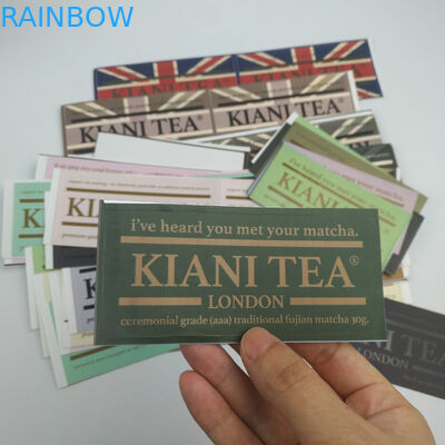 কাস্টম লোগো গ্রহণ করুন OEM ফ্যাশনাবল প্রিন্টড স্টিকার আঠালো ওয়াইন লেবেল জলরোধী আঠালো লেবেল স্টিকার