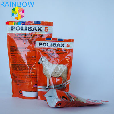 জিভ লক এডিবলস ফুড প্যাকেজিং ব্যাগ সহ গ্র্যাভর প্রিন্টিং প্লাস্টিকের পোষা কুকুর আচরণ করে