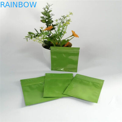 গ্র্যাভুরে প্রিন্টিং সিপিপি ফয়েল পাউচ প্যাকেজিং গমি ক্যান্ডি ফ্ল্যাট ব্যাগ রশ