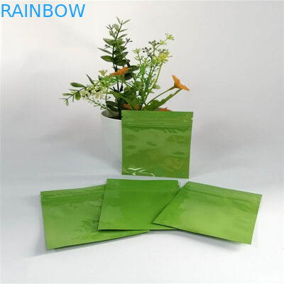 গ্র্যাভুরে প্রিন্টিং সিপিপি ফয়েল পাউচ প্যাকেজিং গমি ক্যান্ডি ফ্ল্যাট ব্যাগ রশ