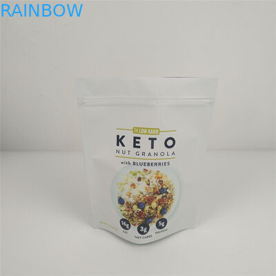 ভিএমপিইটি 120 মিমি জিপলক স্ট্যান্ড আপ পাউচ এমওপিপি ফুড প্যাকেজিং গ্র্যাভর মুদ্রিত