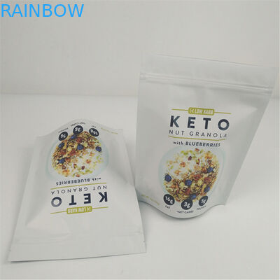 ভিএমপিইটি 120 মিমি জিপলক স্ট্যান্ড আপ পাউচ এমওপিপি ফুড প্যাকেজিং গ্র্যাভর মুদ্রিত