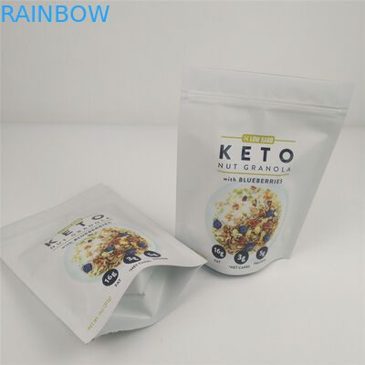 ভিএমপিইটি 120 মিমি জিপলক স্ট্যান্ড আপ পাউচ এমওপিপি ফুড প্যাকেজিং গ্র্যাভর মুদ্রিত