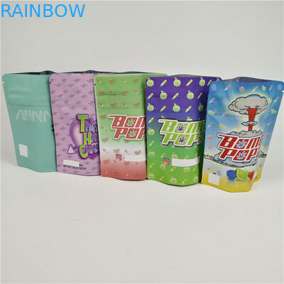 পুনরায় বিক্রয়যোগ্য 3.5 জি মাইলার গন্ধযুক্ত প্রুফ ব্যাগ হিট সিল সিএমওয়াইকে