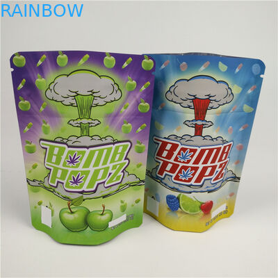 গন্ধযুক্ত প্রুফ কুকি স্পাইস প্লাস্টিক মেলার ব্যাগ তামাকের খাবারের দোকান