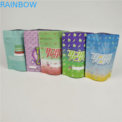 পিএমএস গন্ধযুক্ত প্রুফ আগাছা Mylar ব্যাগ ফয়েল স্তরিত সিবিডি জিপলক ব্যাগ