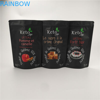 8x15 সেমি এফডিএ ম্যালার ফুড প্যাকেজিং ব্যাগগুলি ক্যান্ডি কেক স্ন্যাকের জন্য ভিএমপিইটি